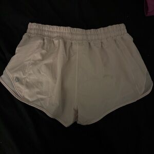 Lululemon hotty shorts in strawberry milkshake